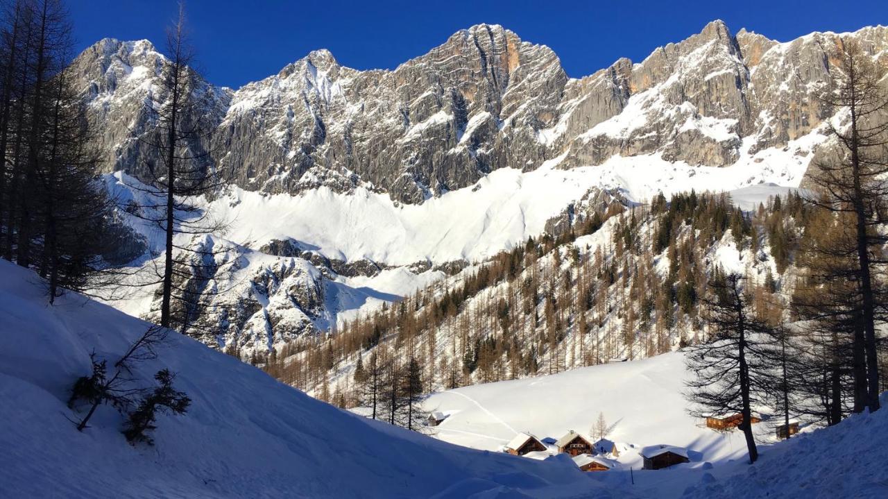 Bio-Bauernhof Grundlehnerhof Pension Ramsau am Dachstein Buitenkant foto