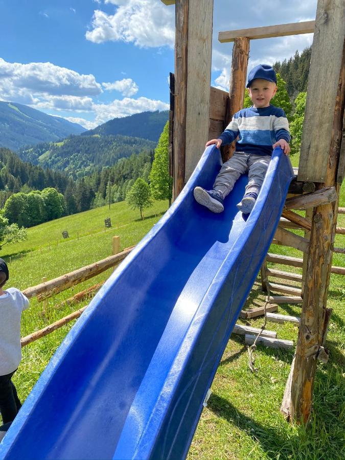 Bio-Bauernhof Grundlehnerhof Pension Ramsau am Dachstein Buitenkant foto